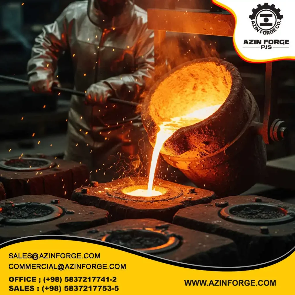 تفاوت فورج و ریخته گری