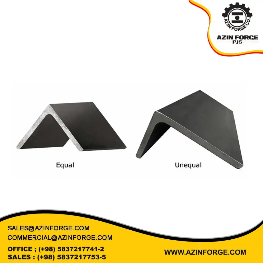 مقاطع فولادی - مقاطع زاویه ای