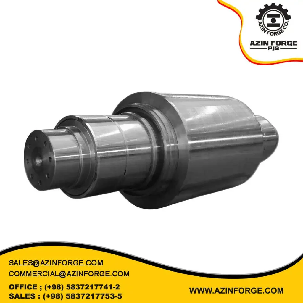 تولید قطعات فولادی صنایع فولاد و نورد - غلتک پشتیبان