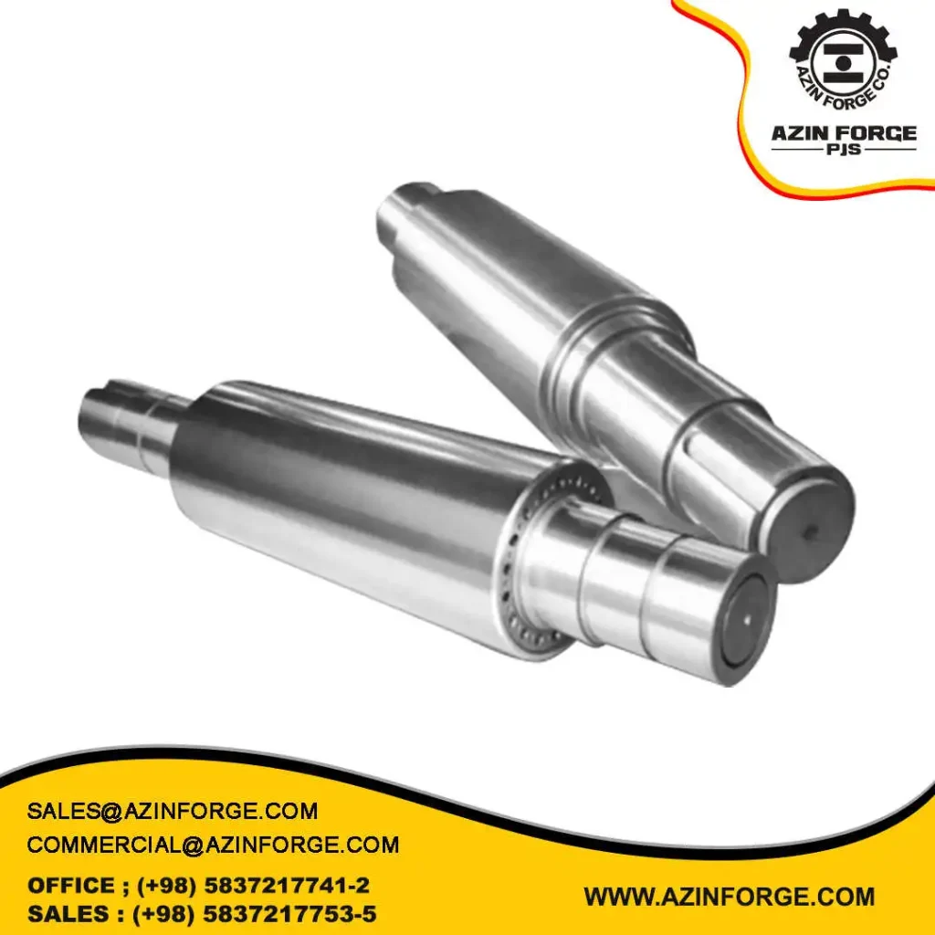 تولید قطعات فولادی صنایع فولاد و نورد - غلتک کاری